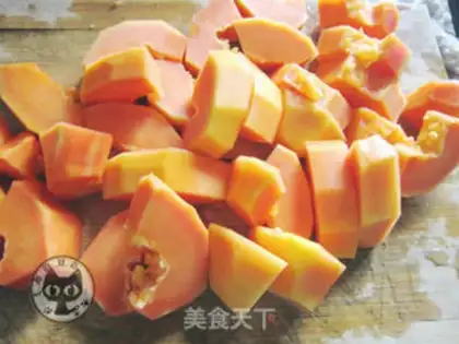 Make Pumpkin chop soup step 1