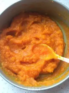 Make Tasty pumpkin hairloaf step 1