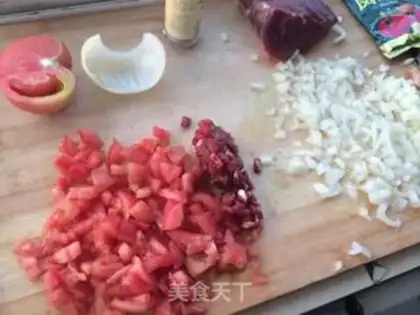 Make Classic pasta of meat sauce step 4