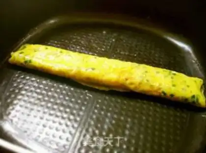 Make Onion egg rolls step 9