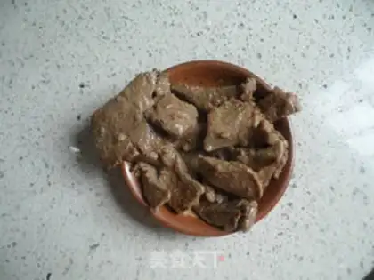 Make Pig liver noodles step 1