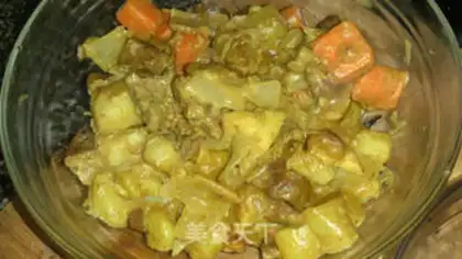 Make Curry beef rice step 2
