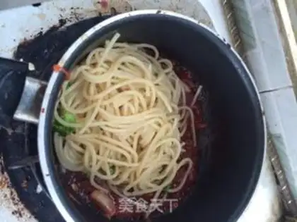 Make Black pepper steak + pasta step 8
