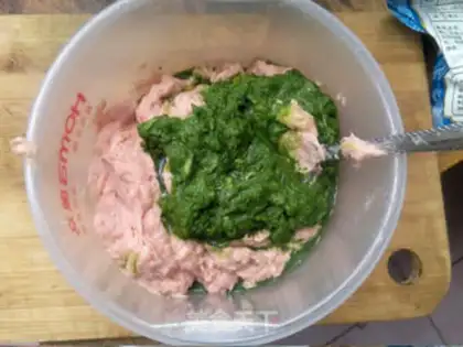 Make The jade meatballs step 4