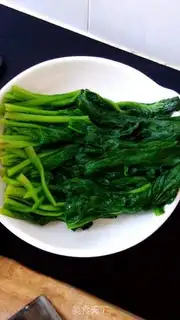 Make Bean spinach step 2