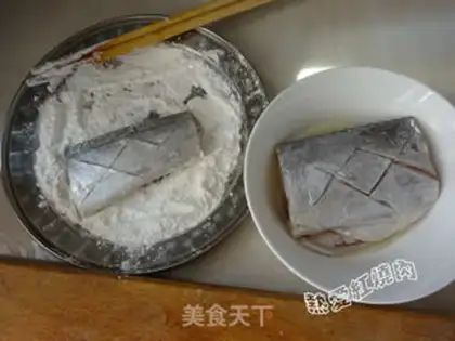 Make Pepper-cuttered fish step 5