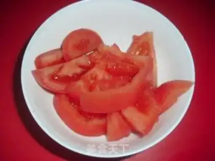 Make Crab mushroom tomato tofu step 2