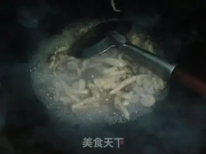 Make Crab mushroom tomato tofu step 5