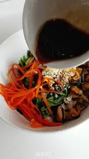 Make Sea rainbow spinach step 8