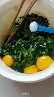 Make Spinach omelet step 2