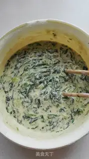 Make Spinach omelet step 5