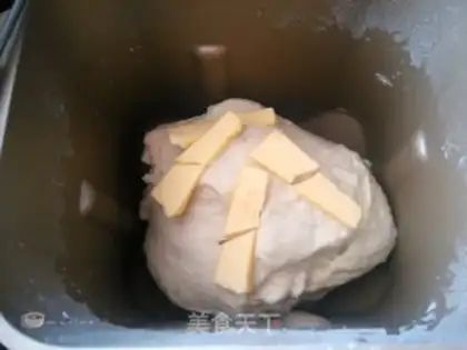 Make caterpillar bread step 1
