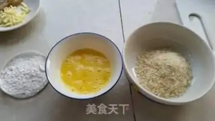 Make Shrimp-cheese heart potato ball step 6