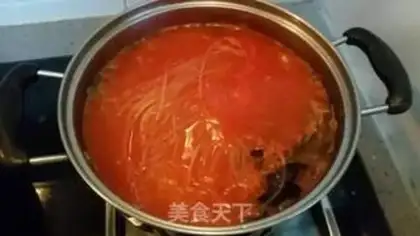 Make Tomato chicken rice line step 4