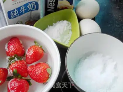 Make Strawberry balls step 0