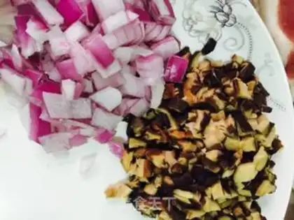 Make Taiwan halogen rice step 2