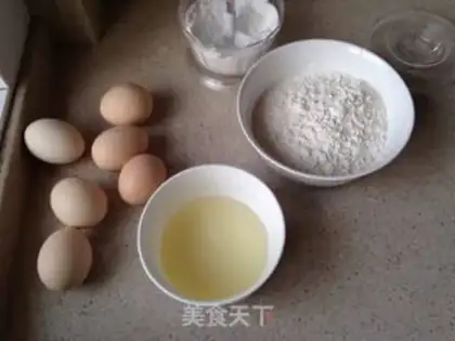 Make French sponge cake step 2
