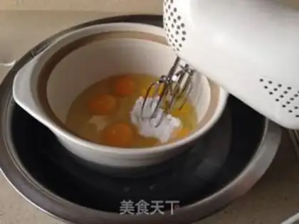 Make French sponge cake step 5