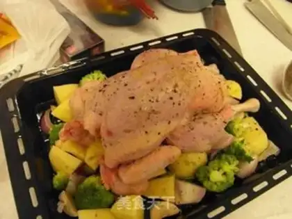 Make Homemade chicken step 4