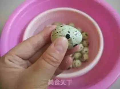 Make Tea quail eggs step 1