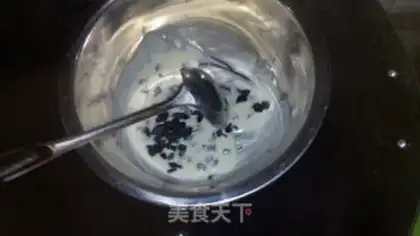 Make Black gallon white chocolate step 5