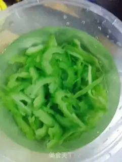 Make A cold, bitter melon step 5