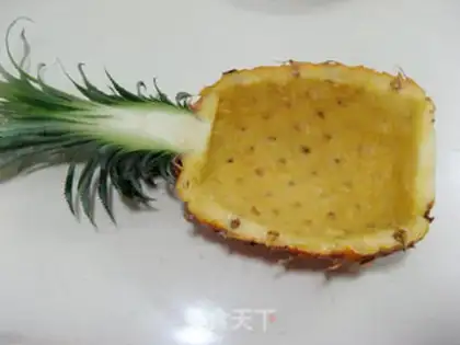 Make Bacon pineapple rice step 3