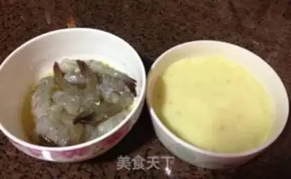 Make Potato mashed shrimp step 2