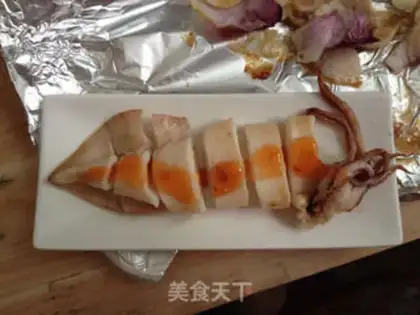 Make Onion roasted squid step 7