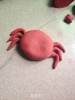 Make Crab bean bag step 9