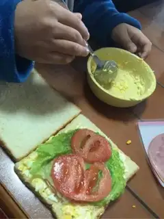 Make A sandwich step 1