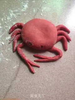 Make Crab bean bag step 12
