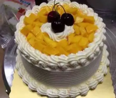 Make Mango cake step 10
