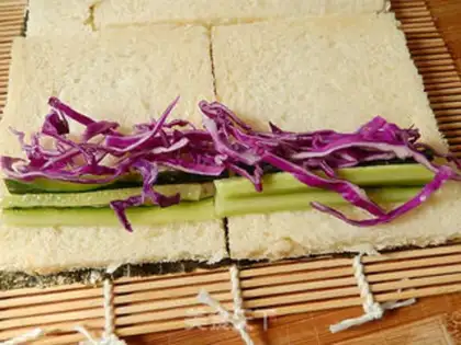 Make Vegetable rolls step 4