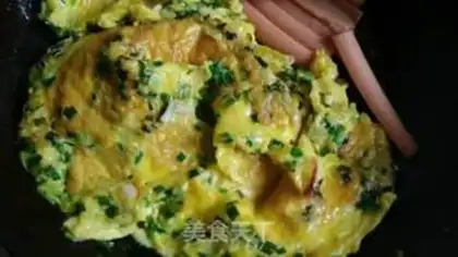 Make Egg ham burger step 5