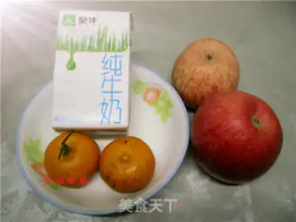 Make Orange apple milk step 0