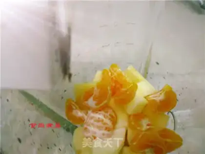 Make Orange apple milk step 3