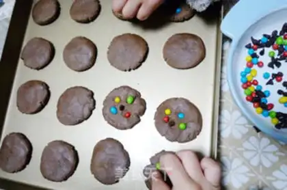 Make Colored chocolate beans step 6