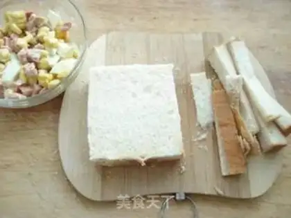 Make Corn salad sandwich step 5