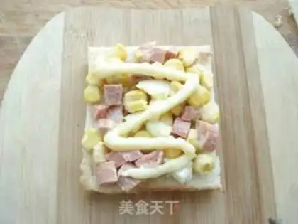 Make Corn salad sandwich step 6