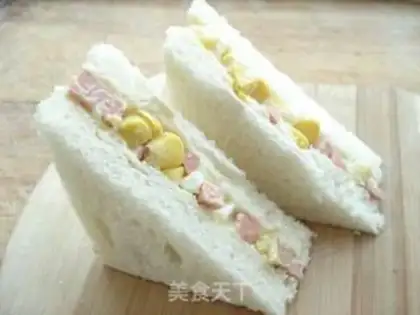 Make Corn salad sandwich step 8