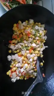 Make Corn tofu step 3