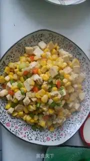 Make Corn tofu step 4