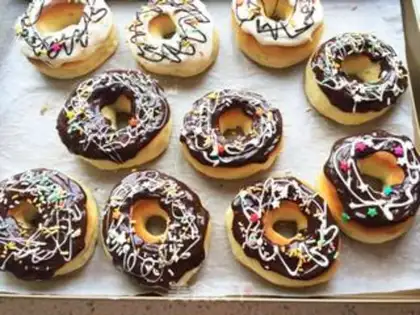Make Non-fried doughnuts step 12