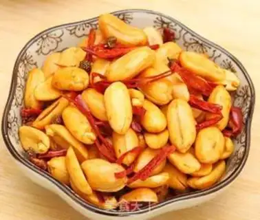 Make Spicy peanuts step 3