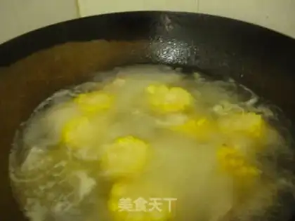 Make Mustard corn pork soup step 4