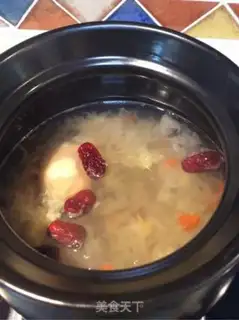 Make The ginseng silver ear lily step 10