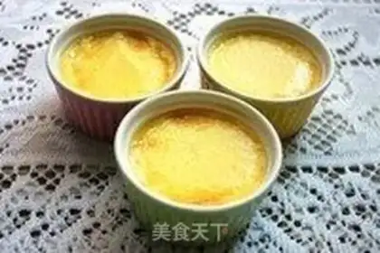 Make French caramel pudding step 7