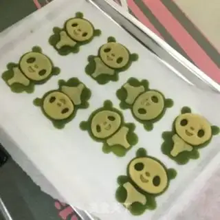 Make Panda cookies step 6