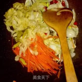 Make Hot fried rice cake step 5